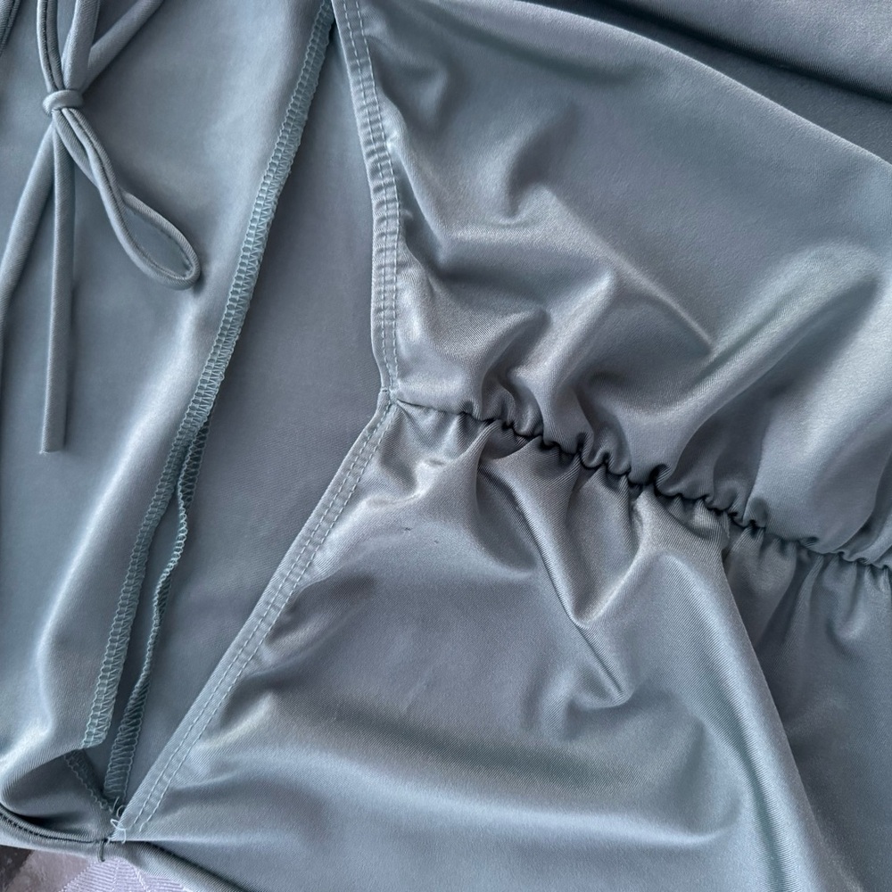Elegant Blue/Gray Women's Semi-Formal Dress